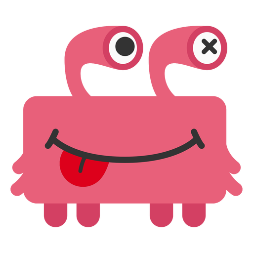 Monster snail cartoon