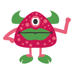 Desenho de monstro morango Desenho PNG