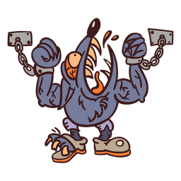 Desenho de monstro de rato Desenho PNG