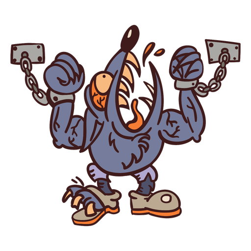 Maus Monster Cartoon PNG-Design