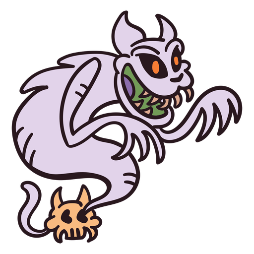 Scary Ghost Cartoon PNG & SVG Design For T-Shirts