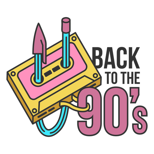 Back 90s Lettering Transparent Png Svg Vector