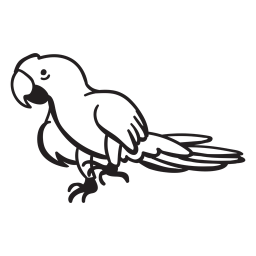 Papagei Charakter PNG-Design