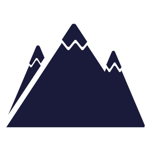 Montanha silhueta Desenho PNG