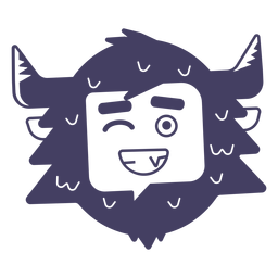 Emoji de sorriso de personagem de boneco de neve Desenho PNG