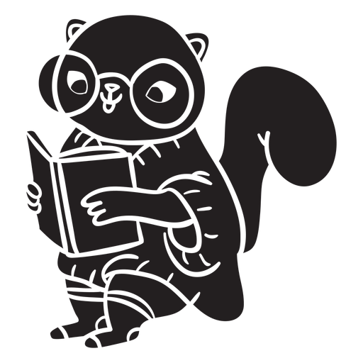 Livro de leitura de esquilo