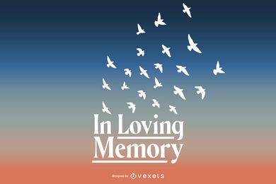 In loving memory lettering design In loving memory lettering design