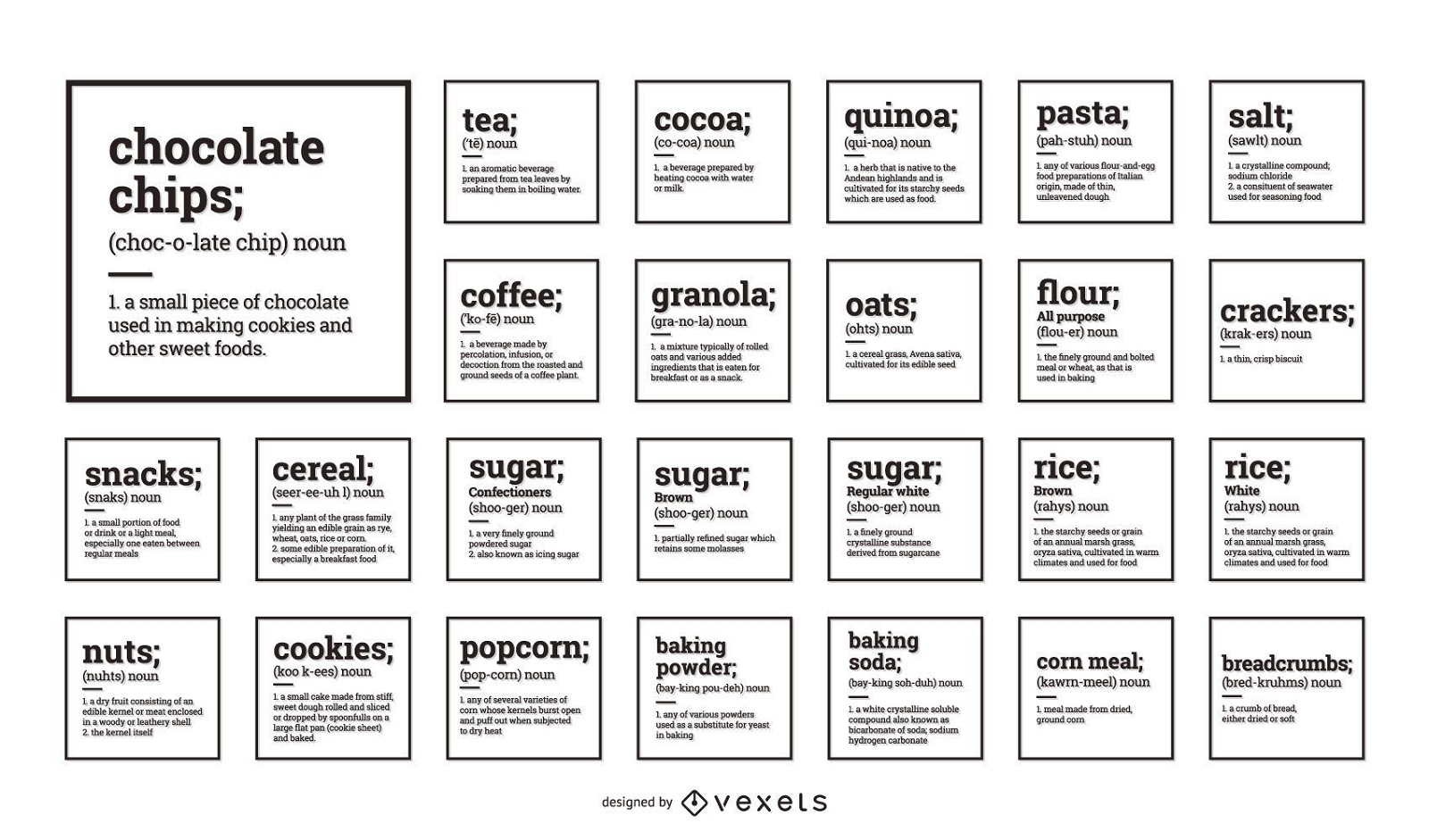 Food label Vector & Templates  AI, PNG, SVG In Ingredient Label Template