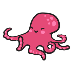 Polvo roxo bonito Desenho PNG