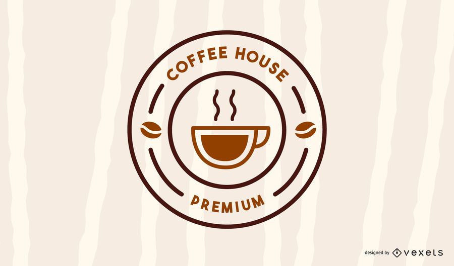 Coffee house logo template Coffee house logo template