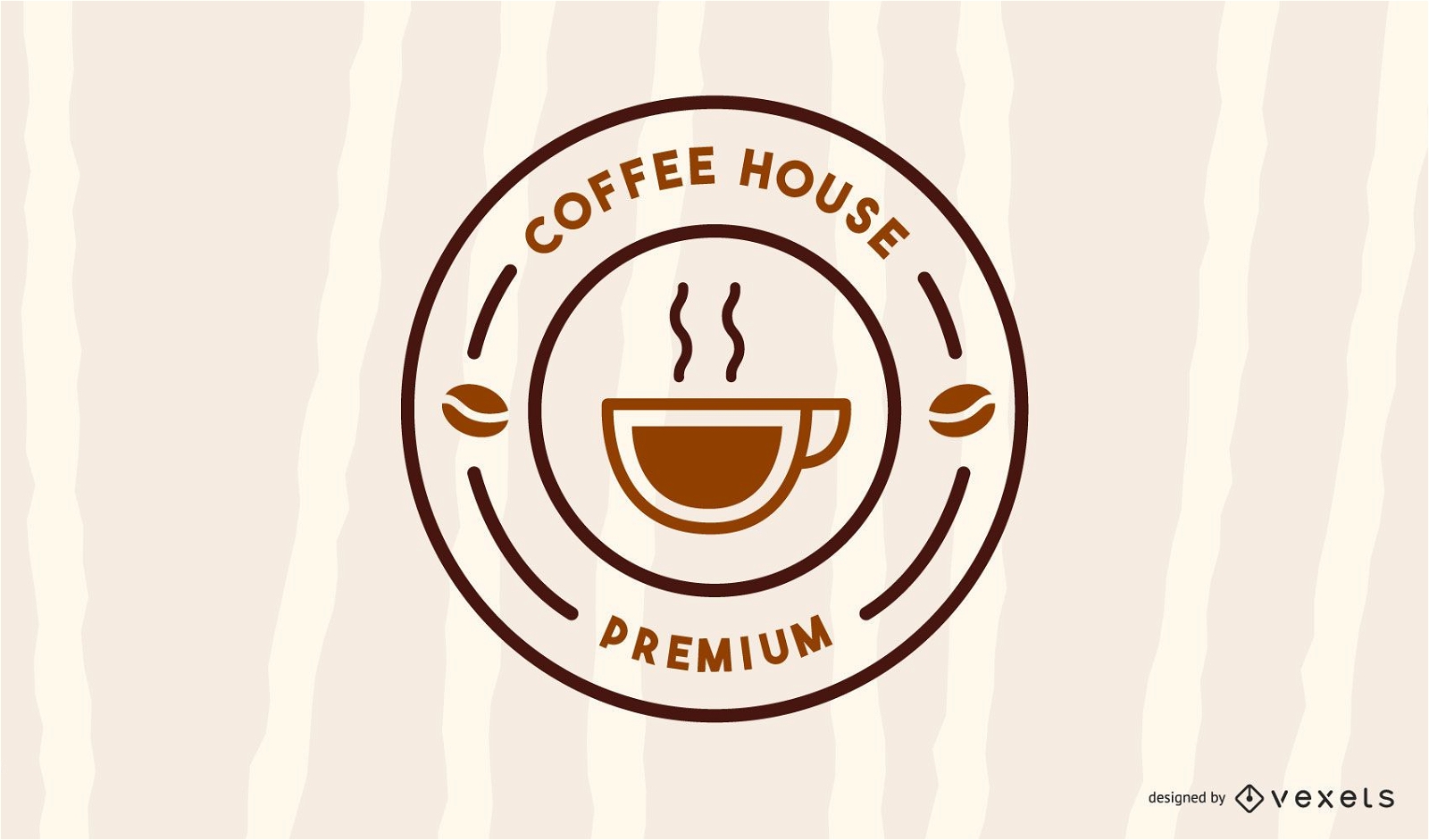 Coffee house logo template