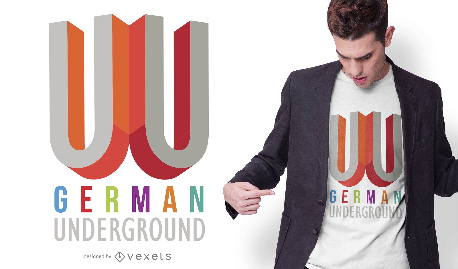 Deutsches Underground T-Shirt Design