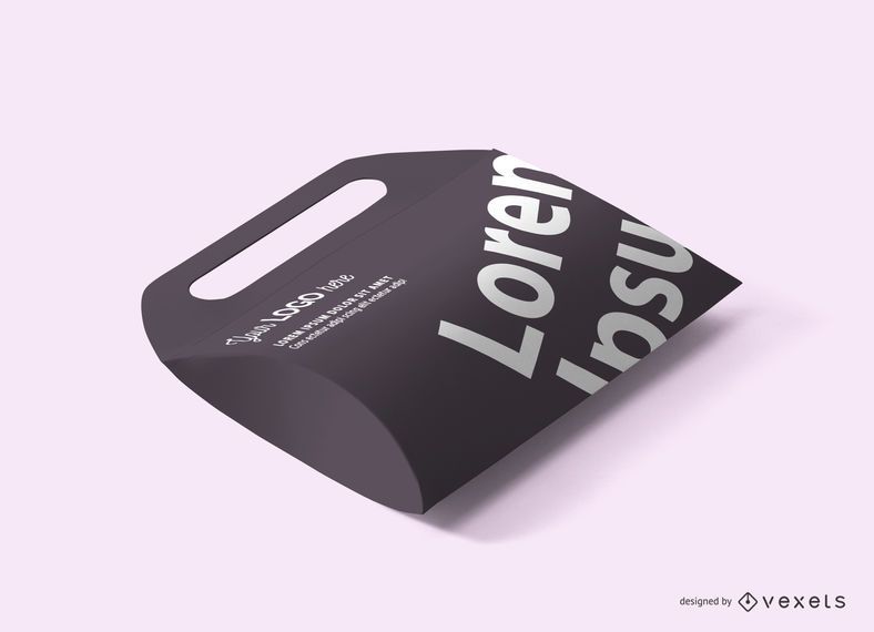 Carrier box mockup design Carrier box mockup design