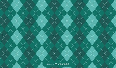 Diseño de patrón de Green Argyle St. Patrick