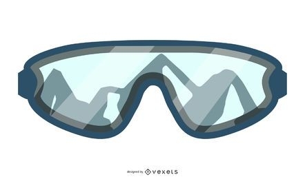 Diseño de gafas de esquí de montaña