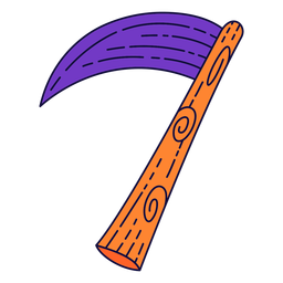 Colorido halloween número 7 Diseño PNG