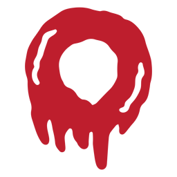 Dia das Bruxas sangrento número 0 Desenho PNG