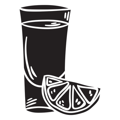 Ilustração da silhueta de bebida alcoólica Desenho PNG