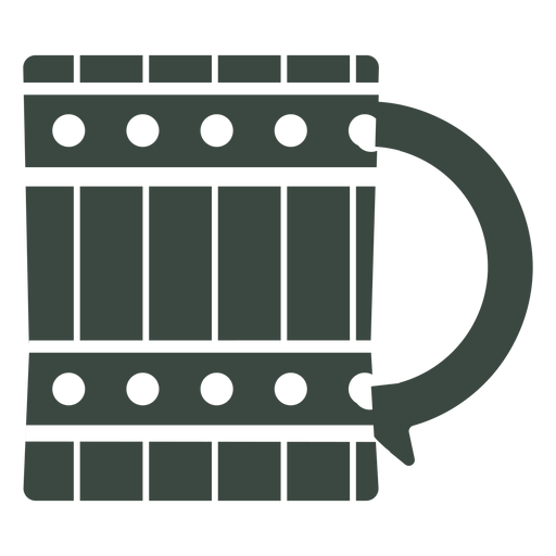 Bierkrug Symbol Becher PNG-Design