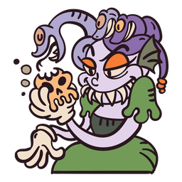 Design PNG E SVG De Ilustração Dos Desenhos Animados De Halloween