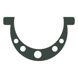 Icono de símbolo de herradura Diseño PNG