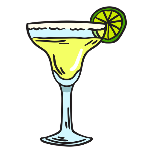 Margarita beverage illustration - Transparent PNG & SVG vector file