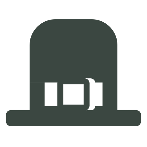 Silhouette hat icon PNG Design