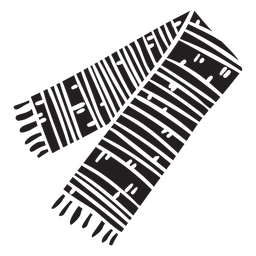 Ilustración de méxico chal de silueta Diseño PNG