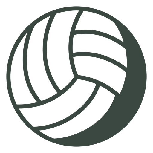 Volleyball ball sports icon PNG Design
