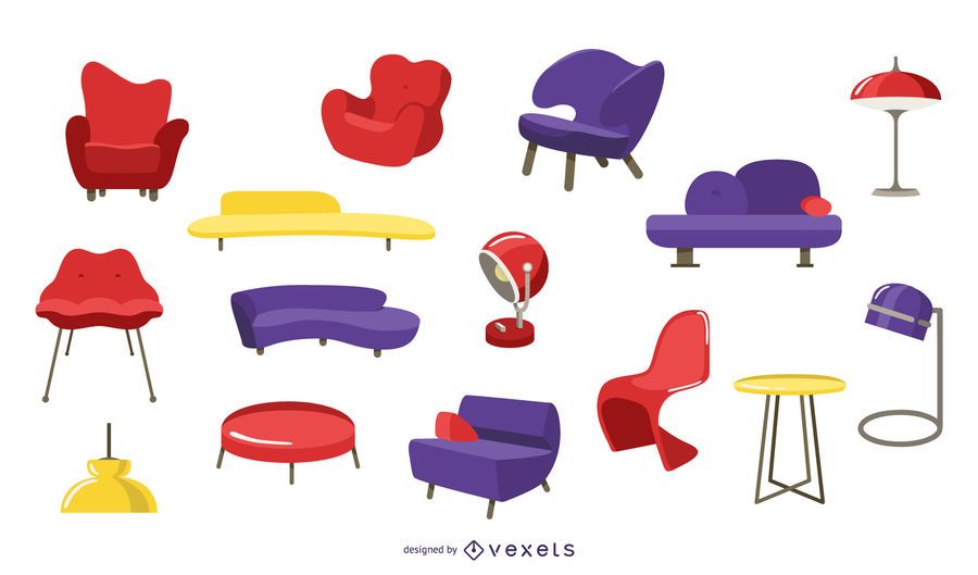 Pop art furniture collection Pop art furniture collection