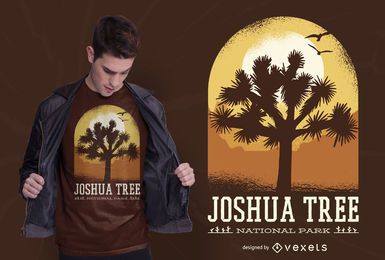 Design de camiseta do Joshua Tree Park
