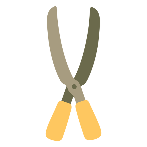 garden shears colored simple
