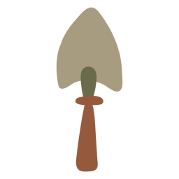 Garden shovel pointing upwards PNG Design