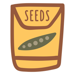  Garden seeds in a packet PNG Design