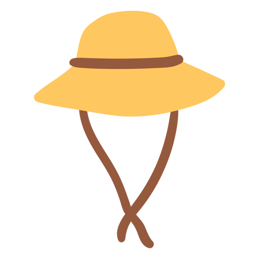 Sombrero con cordones Diseño PNG