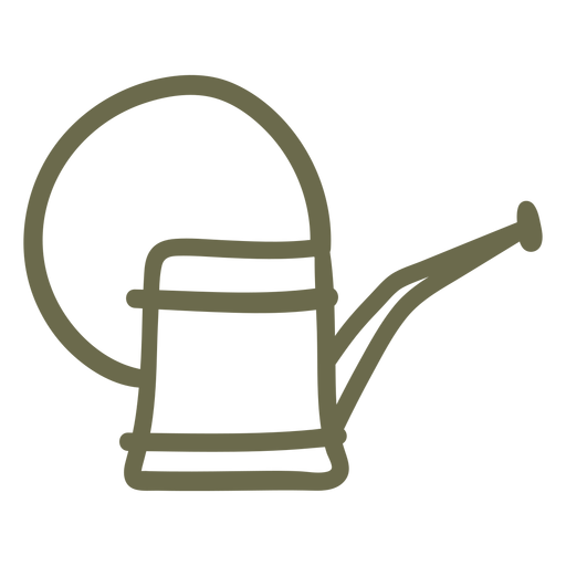 Watering Can simple stroke PNG Design