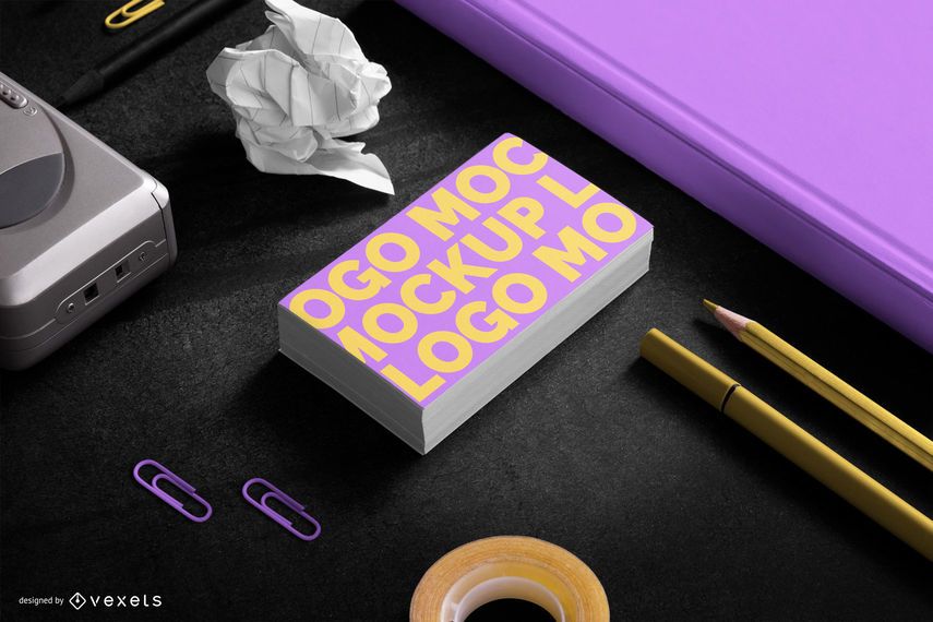 Cards stationery mockup composition Cards stationery mockup composition