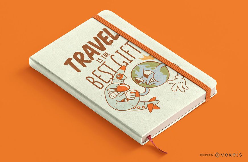 Cartoon Travel Book Cover Design Cartoon Travel Book Cover Design