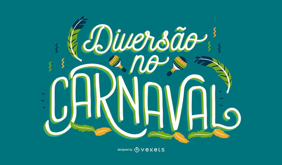 Carnival Portuguese Quote Design Carnival Portuguese Quote Design