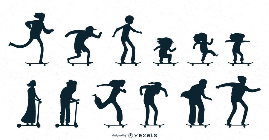 Skating silhouettes collection Skating silhouettes collection