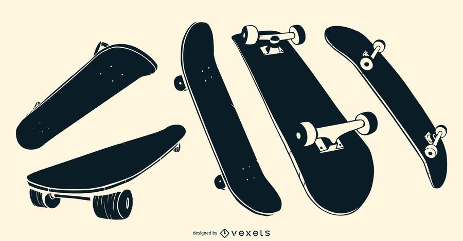 Skateboards black set Skateboards black set