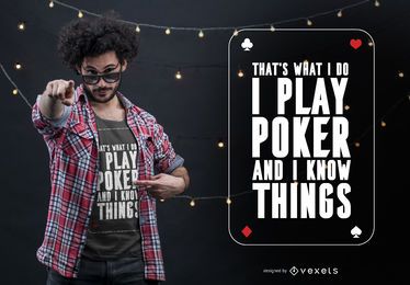 Play poker t-shirt design Play poker t-shirt design