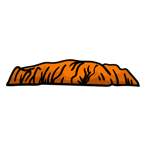 Ayers rock hand drawn PNG Design