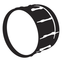 Bassdrum schwarz PNG-Design