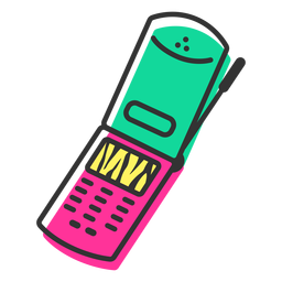 Icono de teléfono móvil Diseño PNG
