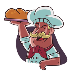 Chef desenhado à mão Desenho PNG