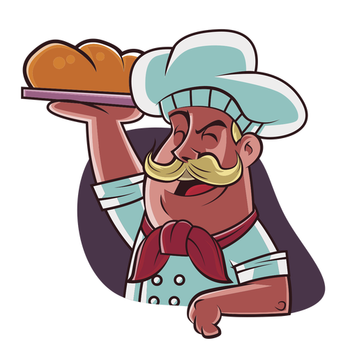 Chef hand drawn PNG Design