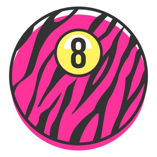 Acht-Ball-Symbol PNG-Design