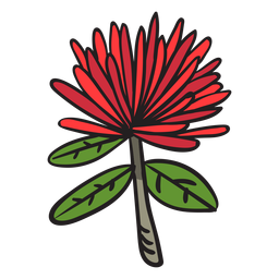 Flower Hand Drawn PNG & SVG Design For T-Shirts