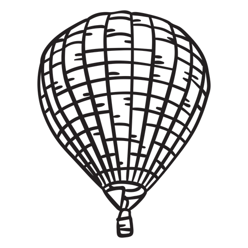 Heißluftballonhub PNG-Design